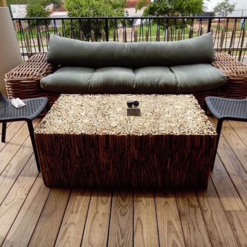 Rhinowood decking installed with EasyClips